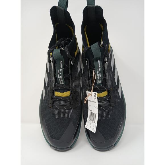 Adidas Terrex & Wander Free Hiker 2 Black Pulse Olive Shoes Men’s 10 GY9839 New main image 5